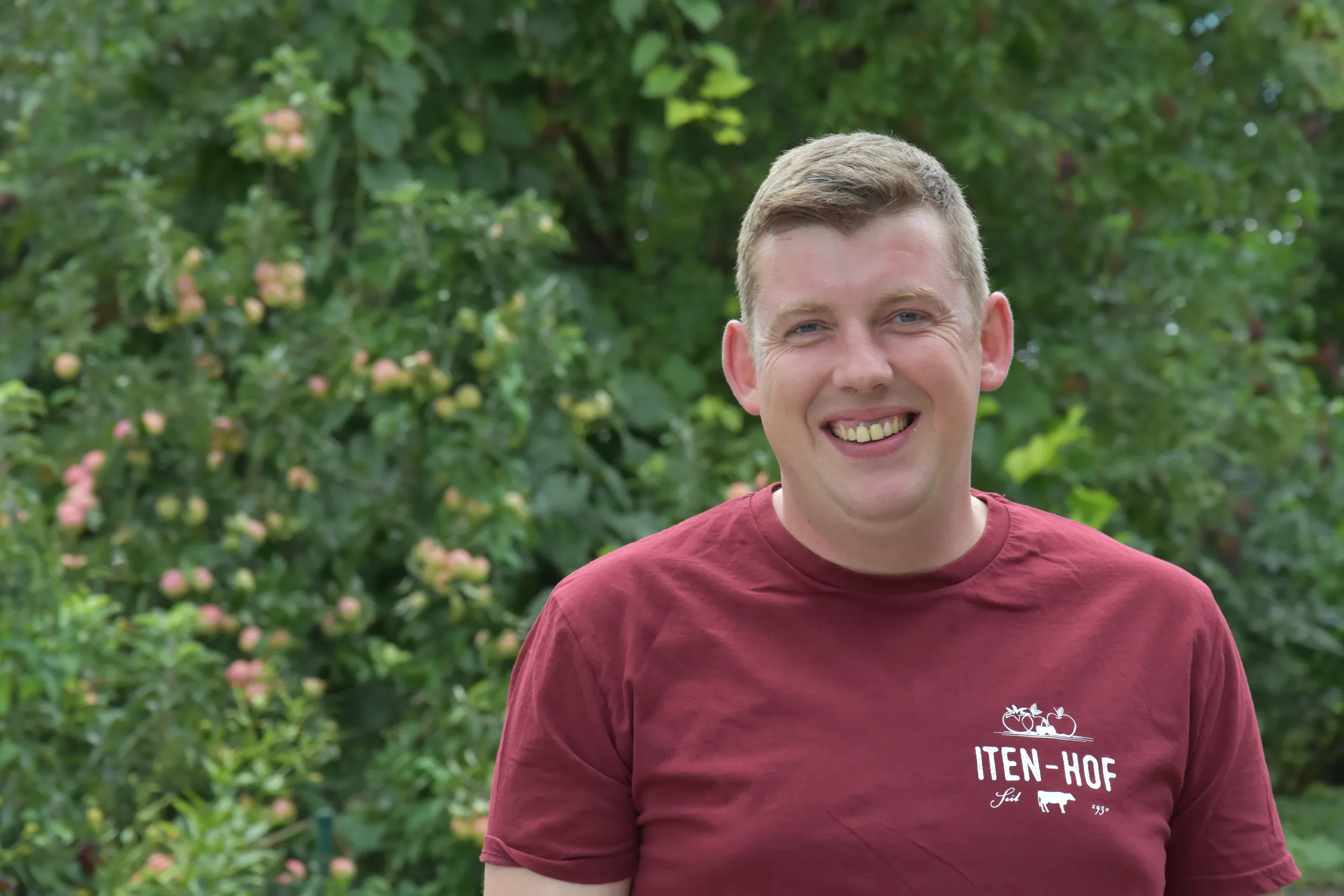 Lucas Iten, Betriebsleiter des Iten-Hofs
